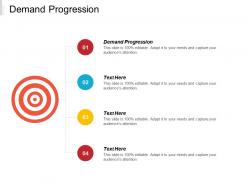 Demand progression ppt powerpoint presentation portfolio backgrounds cpb