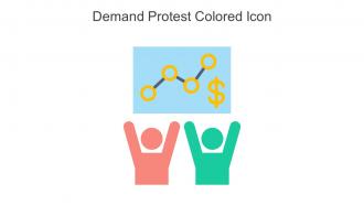 Demand Protest Colored Icon In Powerpoint Pptx Png And Editable Eps Format
