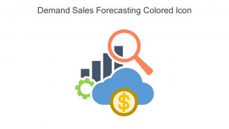 Demand Sales Forecasting Colored Icon In Powerpoint Pptx Png And Editable Eps Format