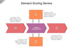 Demand scoring service ppt powerpoint presentation gallery example cpb