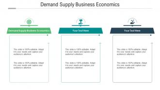 Demand supply business economics ppt powerpoint presentation ideas demonstration cpb