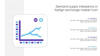 Demand Supply Imbalance In Foreign Exchange Market Icon