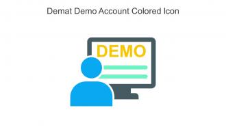 Demat Demo Account Colored Icon In Powerpoint Pptx Png And Editable Eps Format