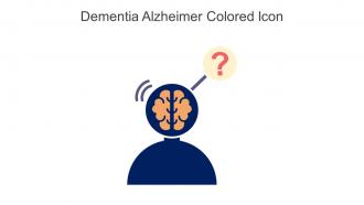 Dementia Alzheimer Colored Icon In Powerpoint Pptx Png And Editable Eps Format