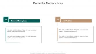 Dementia Memory Loss In Powerpoint And Google Slides Cpb