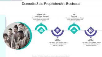Demerits Sole Proprietorship Business In Powerpoint And Google Slides Cpb