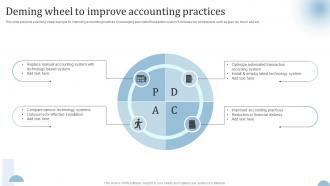 Deming Wheel To Improve Accounting Practices