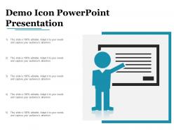 Demo icon powerpoint presentation