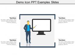 Demo icon ppt examples slides