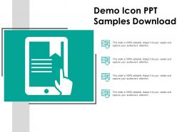 Demo icon ppt samples download