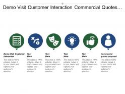 Demo Visit Customer Interaction Commercial Quotes Proposal Customer