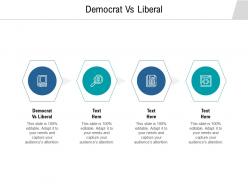 Democrat vs liberal ppt powerpoint presentation shapes cpb