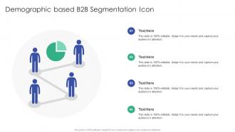 Demographic Based B2B Segmentation Icon