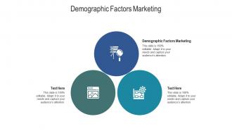 Demographic factors marketing ppt powerpoint presentation layouts elements cpb
