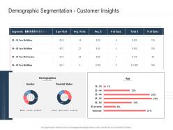 Demographic segmentation customer insights ppt powerpoint presentation file infographics