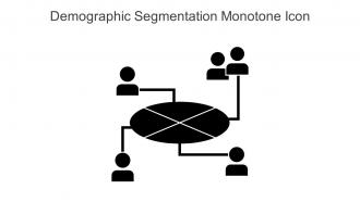 Demographic Segmentation Monotone Icon In Powerpoint Pptx Png And Editable Eps Format