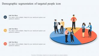 Demographic Segmentation Of Targeted People Icon