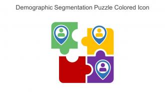 Demographic Segmentation Puzzle Colored Icon In Powerpoint Pptx Png And Editable Eps Format