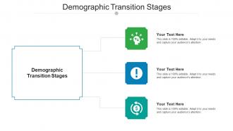 Demographic transition stages ppt powerpoint presentation infographics example cpb