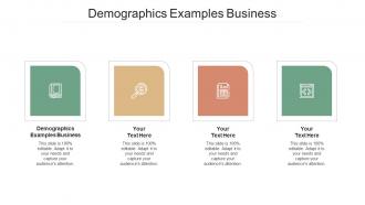 Demographics Examples Business Ppt Powerpoint Presentation Icon Portrait Cpb