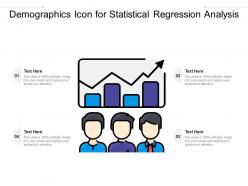 Demographics icon for statistical regression analysis