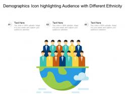 Demographics Icon Highlighting Audience With Different Ethnicity