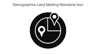Demographics Land Marking Monotone Icon In Powerpoint Pptx Png And Editable Eps Format
