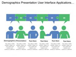 Demographics Presentation User Interface Applications Unifying Logic Platform Perspective