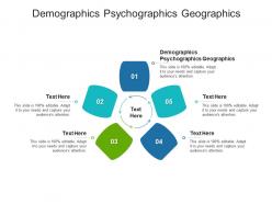 Demographics psychographics geographics ppt powerpoint presentation gallery inspiration cpb