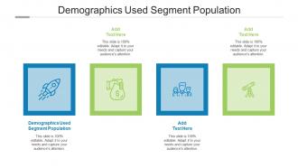 Demographics Used Segment Population In Powerpoint And Google Slides Cpb