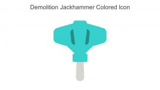 Demolition Jackhammer Colored Icon In Powerpoint Pptx Png And Editable Eps Format