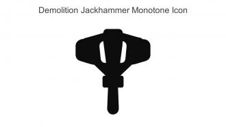 Demolition Jackhammer Monotone Icon In Powerpoint Pptx Png And Editable Eps Format