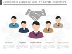 Demonstrating leadership skills ppt sample presentations