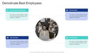 Demotivate Best Employees In Powerpoint And Google Slides Cpb