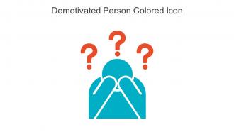Demotivated Person Colored Icon In Powerpoint Pptx Png And Editable Eps Format