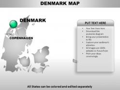Denmark country powerpoint maps
