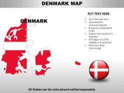 Denmark country powerpoint maps