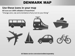 Denmark powerpoint maps