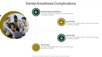 Dental Anesthesia Complications In Powerpoint And Google Slides Cpb