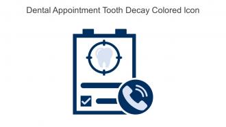 Dental Appointment Tooth Decay Colored Icon In Powerpoint Pptx Png And Editable Eps Format