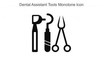 Dental Assistant Tools Monotone Icon In Powerpoint Pptx Png And Editable Eps Format