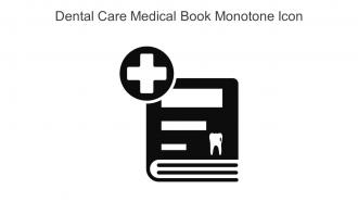 Dental Care Medical Book Monotone Icon In Powerpoint Pptx Png And Editable Eps Format