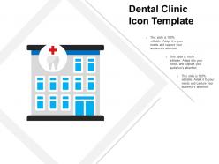 Dental clinic icon template
