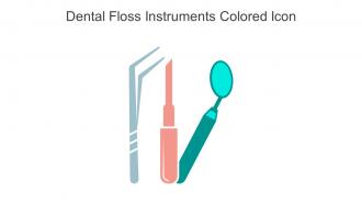 Dental Floss Instruments Colored Icon In Powerpoint Pptx Png And Editable Eps Format