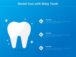 Dental Icon With Shiny Tooth