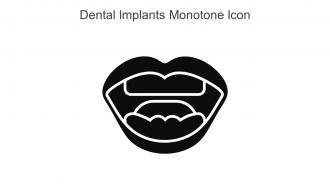 Dental Implants Monotone Icon In Powerpoint Pptx Png And Editable Eps Format