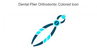 Dental Plier Orthodontic Colored Icon In Powerpoint Pptx Png And Editable Eps Format