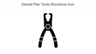 Dental Plier Tools Monotone Icon In Powerpoint Pptx Png And Editable Eps Format