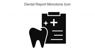 Dental Report Monotone Icon In Powerpoint Pptx Png And Editable Eps Format