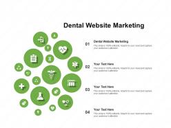 Dental Website Marketing Ppt Powerpoint Presentation Professional Introduction